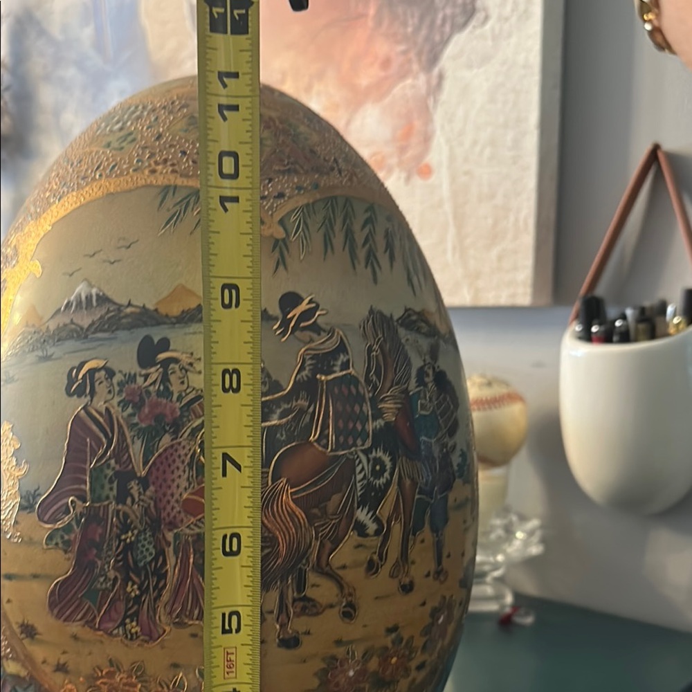Decorative Asian-Inspired Vase - Picture 3 of 4